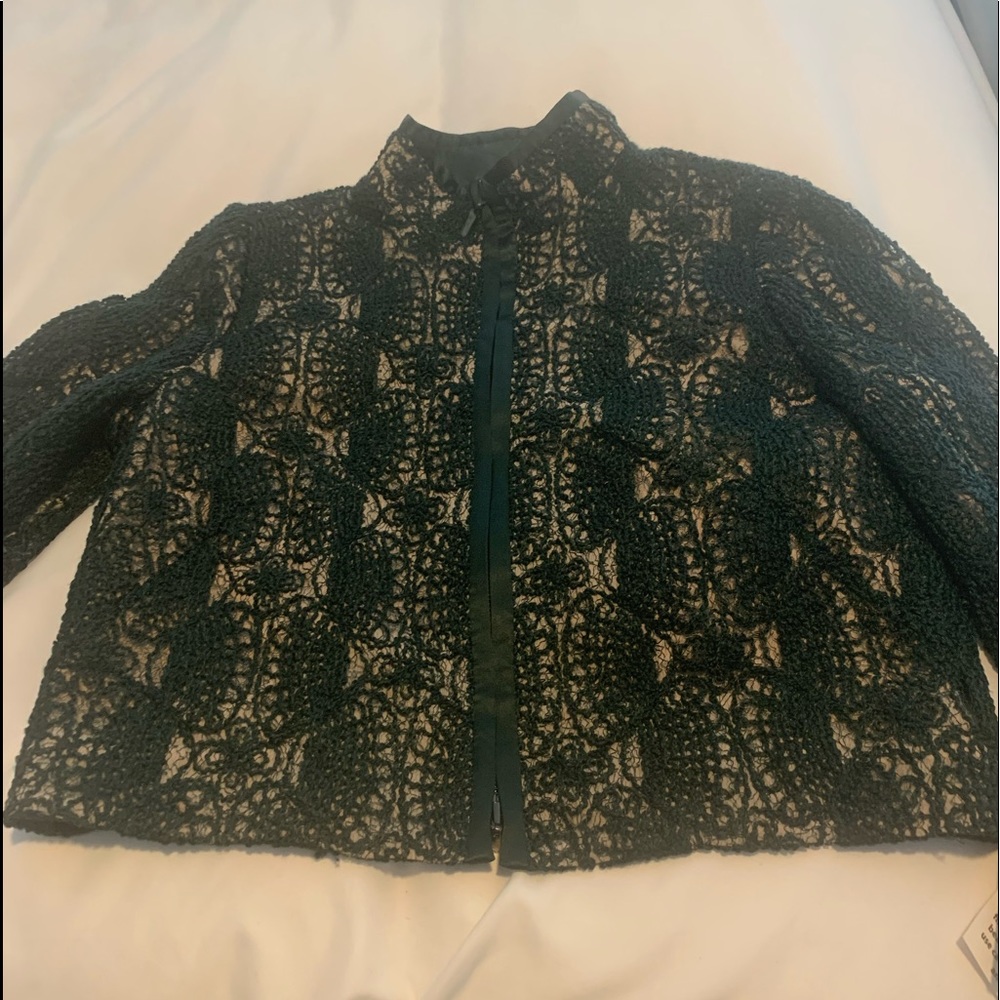 Worth New York size small black jacket NWT